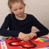 PlusPlus 05101 Puzzle by Number? - 250 pc Hearts - DIY Kit