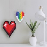 PlusPlus 05101 Puzzle by Number? - 250 pc Hearts - DIY Kit