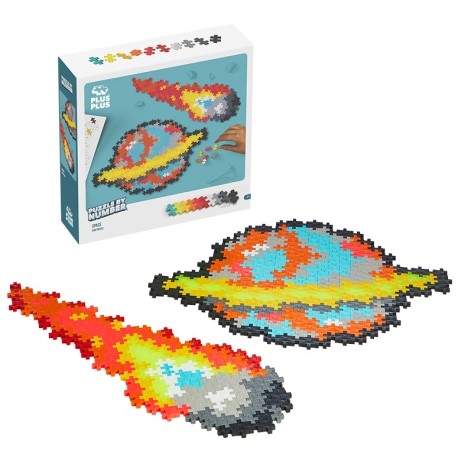 PlusPlus 05102 Puzzle by Number? - 500 pc Space - DIY Kit