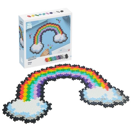 PlusPlus 05103 Puzzle by Number? - 500 pc Rainbow - DIY Kit