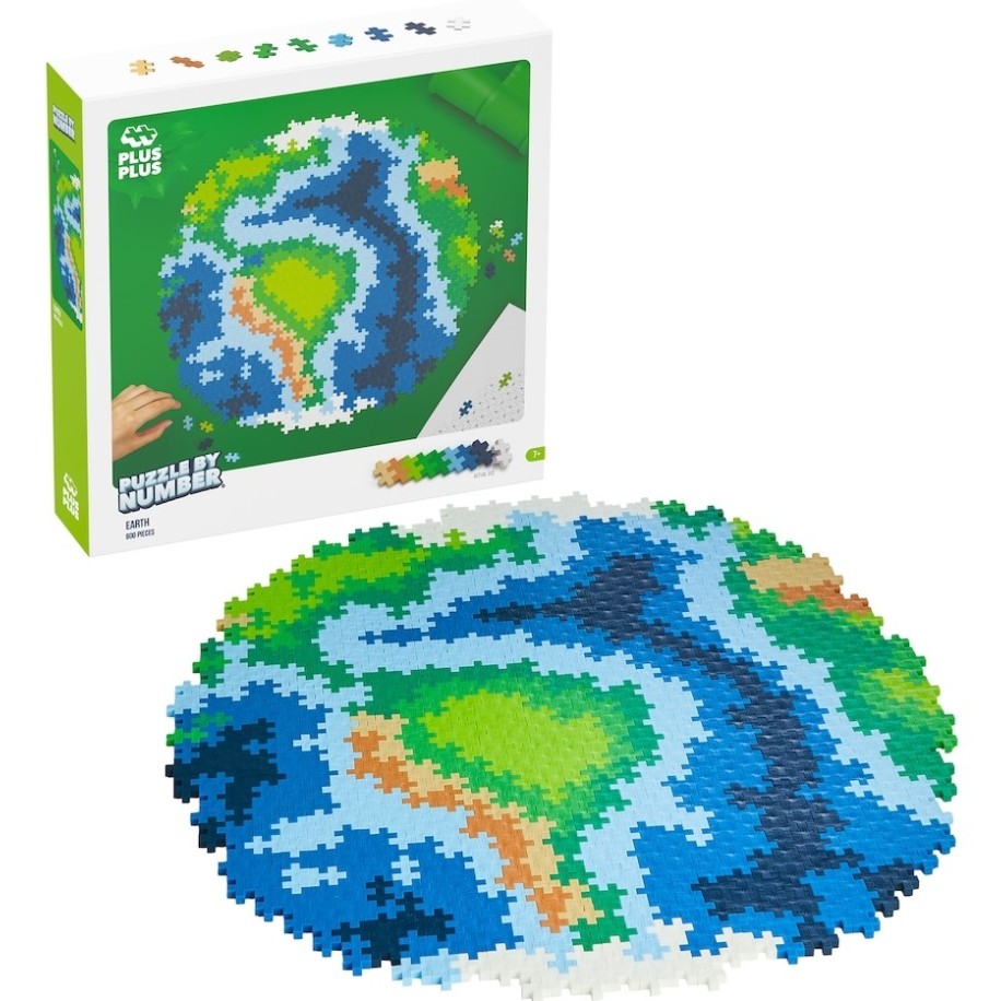 PlusPlus 05104 Puzzle by Number? - 800 pc Earth - DIY Kit