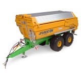 Universal Hobbies 1:32 Scale Joskin Trans-KTP 22/50 Tipping Trailer with Folding Metal Cover Diecast Replica UH6354