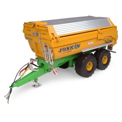 Universal Hobbies 1:32 Scale Joskin Trans-KTP 22/50 Tipping Trailer with Folding Metal Cover Diecast Replica UH6354
