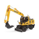 Universal Hobbies 1/50 Scale Komatsu PW148-11 Wheeled Excavator w/Standard Bucket & Hydraulic Breaker Diecast Replica UH8163