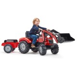 Falk Massey Ferguson 8740S Pedal Tractor with Front Loader and Trailer, Ride-on + 3 years FA4010AM