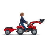 Falk Massey Ferguson 8740S Pedal Tractor with Front Loader and Trailer, Ride-on + 3 years FA4010AM