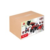 Falk Massey Ferguson 8740S Pedal Tractor with Front Loader and Trailer, Ride-on + 3 years FA4010AM