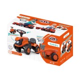 Kubota Push Ride-on Tractor by Falk with Trailer, Rake and Shovel, for toddlers 1-3 Y FA260C