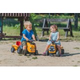 Case CE Tractor with Trailer, Rake and Shovel, Stickers, for Toddlers 1-3 Y FA297C