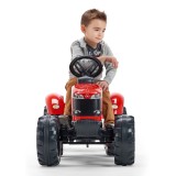 Falk Massey Ferguson 8740S Pedal Tractor with Trailer, Ride-on + 3 years FA4010AB