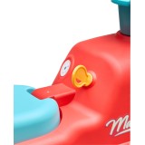 2-in-1 Toddler Push Walker Ride-On Toy with Trailer, Storage & Horn, Baby Walking Aid & Ride-On Tractor Ages 1-3 FA900C