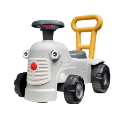Toddler Push Walker Ride-on Toy Ferguson Tractor with Storage Compartment & Horn for Ages 1-3 FA951