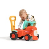 Toddler Push Walker Ride-on Toy Ferguson Tractor with Storage Compartment & Horn for Ages 1-3 FA951