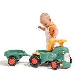 Toddler Push Ride-On Toy Tractor with Trailer, Storage & Horn for Kids Ages 1-3 FA901C