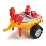 Toddler Push Ride-on Truck "Super Builder" with Trailer&Sand Playset, Construction Vehicle Toy for Kids Ages 1-3 FA706C