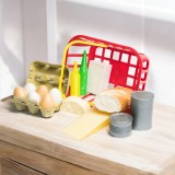 Basket of 15 assorted Food, Play Food Set, Daycare-Preschool Educational Toys for Toddlers/Kids from +3 years LAP53833