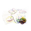 Kids String Art Lacing Board Craft Kit for Early Learning Creativity Ages 3+ LAP40365