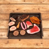12-Piece Realistic Meat Play Food Set, Pretend BBQ & Kitchen Toys for Toddlers & Kids 2+ LAP41073