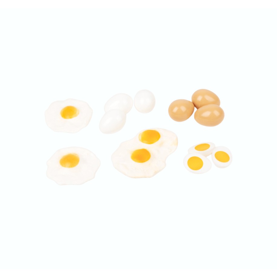 12 Realistic Eggs Play Food Set, Pretend Kitchen Toy for Kids ages 3+ LAP41080