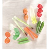 Fruits & Vegetables Spring Play Food Set, 21-piece Realistic Pretend Food Toys for Toddlers Ages 2+ LAP41045
