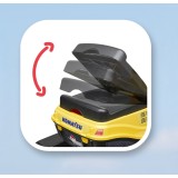 Komatsu Digger Excavator Ride-on Toy With Storage & Helmet, Construction Vehicle for Kids Ages +3 FA146