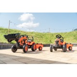 Falk Kubota M7171 Pedal Tractor with Front Loader and Trailer, Ride-on + 2 years FA2065AM