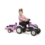 Ride-on Toy Princess Trac Pedal Tractor with Trailer, Rake and Shovel, for ages 2-5 Years, FA2056C