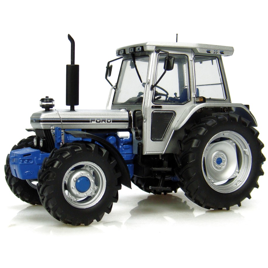Universal Hobbies 1:32 Scale Ford 7810 "Jubilee Edition" Silver Tractor Diecast Replica UH2882
