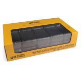 Universal Hobbies 1:32 Scale Pack of 20 Black Wrapped Square Silage Bales UH6882