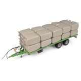 Universal Hobbies 1:32 Scale Pack of 20 Green Wrapped Square Silage Bales UH6881