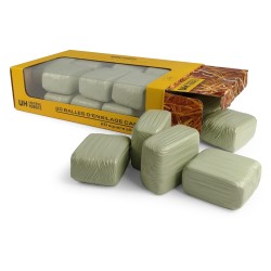 Universal Hobbies 1:32 Scale Pack of 20 Green Wrapped Square Silage Bales UH6881