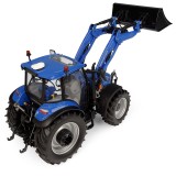 Universal Hobbies 1:32 scale New Holland T5.120 Tractor with Front Loader Diecast Replica UH6874