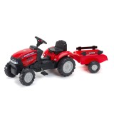 Case IH Maxxum CVX 130 Pedal Tractor by Falk with Trailer, Ride-on for Kids ages 2+ FA961B