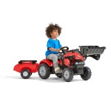 Case IH Maxxum CVX 130 Pedal Tractor by Falk with Front Loader and Trailer, Ride-on +2 years FA961AM