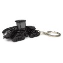 Case IH Quadtrac 715 Tractor Metal Keychain, Black version, Universal Hobbies UH5903