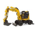 Komatsu PW138MR-11 Wheeled Excavator, 1:50 Diecast Construction Replica, Universal Hobbies UH8190