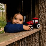 Plush Toy Red Case IH Magnum Tractor Small Size UHK1149