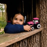Case IH Magnum Pink Tractor Plush Toy Small Size UHK1150
