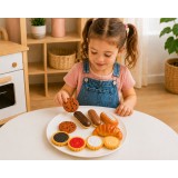 12-Piece Realistic Pastry Play Food Set, Pretend Bakery Toys for Kids 2+ LAP41092